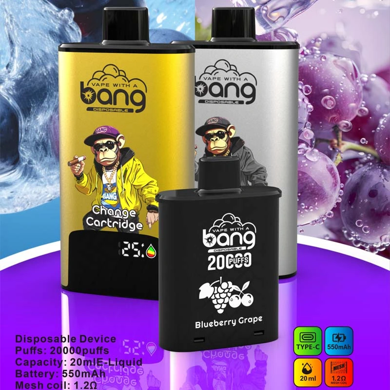 BANG 20K Puffs Change Cartridge Vape Blueberry Grape BANG 20K Puffs Change Cartridge Vape Blueberry Grape