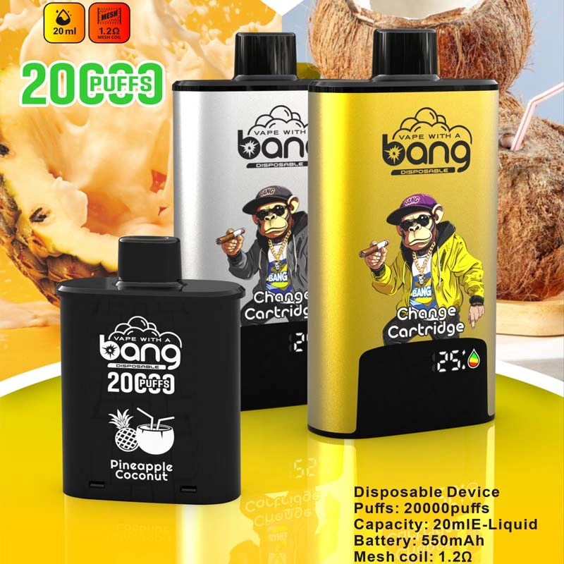 BANG 20K Puffs Change Cartridge Vape Pineapple Coconut