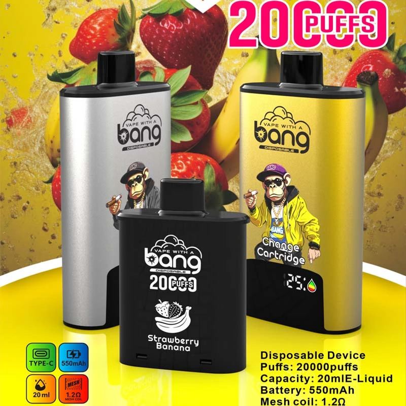 BANG 20K Puffs Change Cartridge Vape Strawberry Banana BANG 20K Puffs Change Cartridge Vape Strawberry Banana