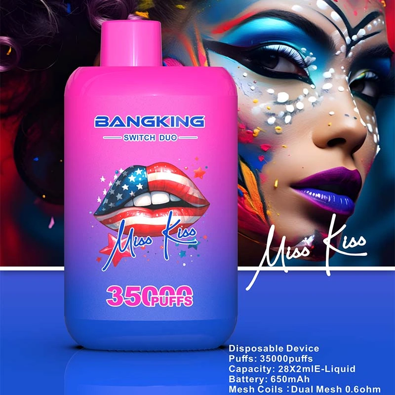 BANG KING Switch Duo 35k Puffs Vape Pink Lemon and Mr Blue BANG KING Switch Duo 35k Puffs Vape Pink Lemon and Mr Blue