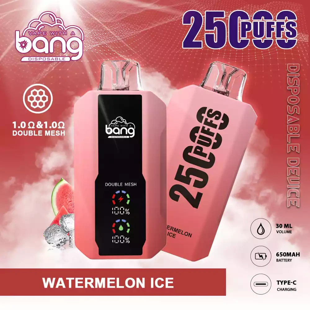 Bang 25000 25K Puffs Vape WATERMELON ICE Bang 25000 25K Puffs Vape WATERMELON ICE