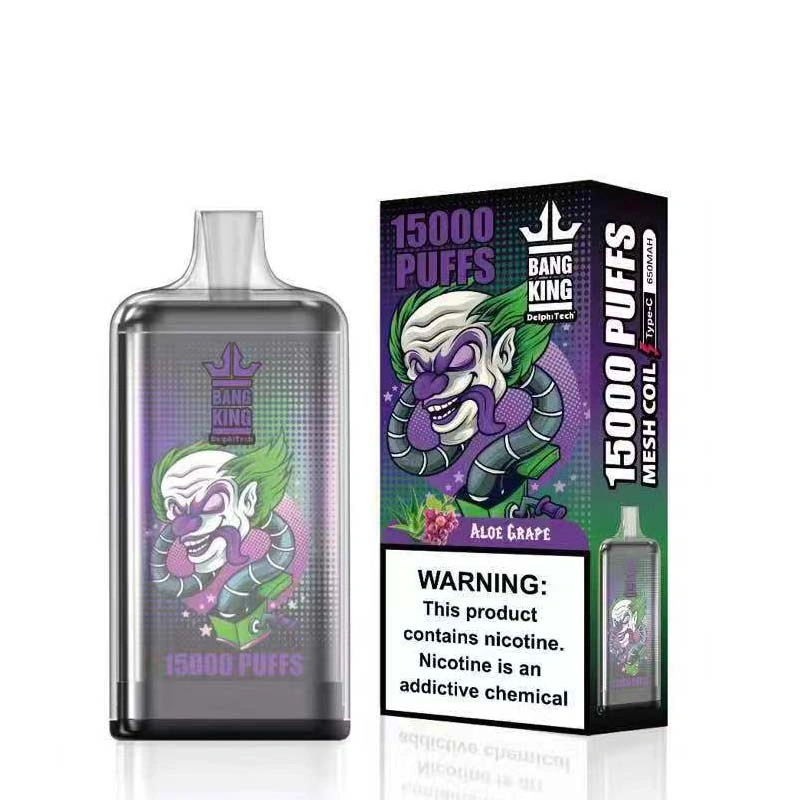 Bang King 15K 15000 Puffs Disposable Vape Aloe Grape Bang King 15K 15000 Puffs Disposable Vape Aloe Grape