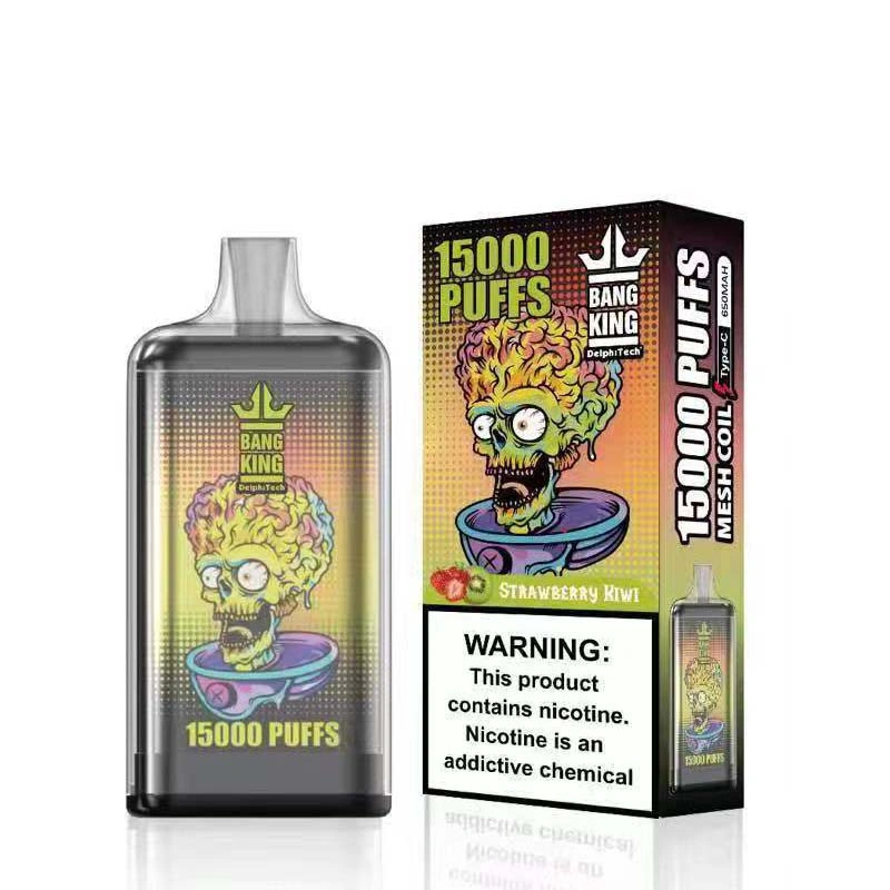 Bang King 15K 15000 Puffs Disposable Vape Strawberry Kiwi Bang King 15K 15000 Puffs Disposable Vape Strawberry Kiwi