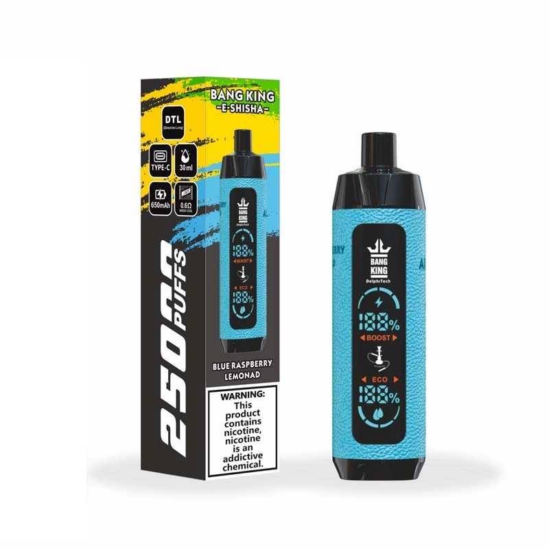 Bang King 25K Shisha 25000 Puffs Disposable Vape Blue Raspberry Lemonad Bang King 25K Shisha 25000 Puffs Disposable Vape Blue Raspberry Lemonad