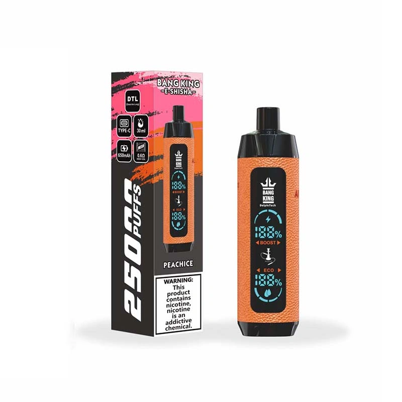 Bang King 25K Shisha 25000 Puffs Disposable Vape Peach Ice Bang King 25K Shisha 25000 Puffs Disposable Vape Peach Ice