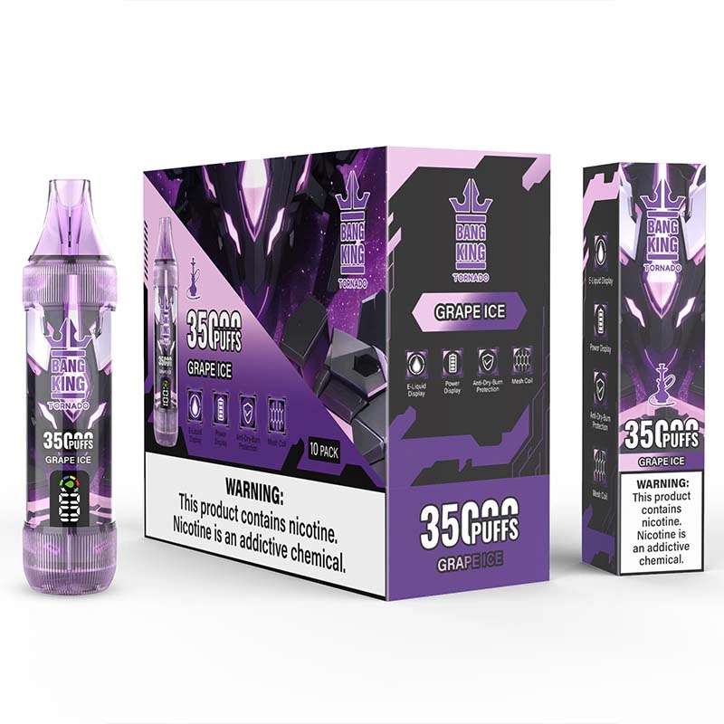 Bang King Tornado 35K Puffs 35000 Disposable Vape Grape Ice Bang King Tornado 35K Puffs 35000 Disposable Vape Grape Ice