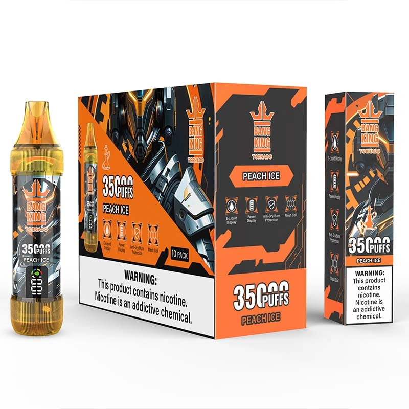 Bang King Tornado 35K Puffs 35000 Disposable Vape Peach Ice Bang King Tornado 35K Puffs 35000 Disposable Vape Peach Ice