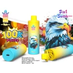 Bang King Triple 100K Vape 3-in-1 Flavor Watermelon & Strawberry Ice Cream & Triple Melon