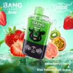 Bang Leader 120K Puffs Disposable Vape 2-in-1 Flavors Magnetic Slide Switch Smart Screen