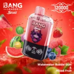 Bang Leader 120K Puffs Disposable Vape 2-in-1 Flavors Magnetic Slide Switch Smart Screen