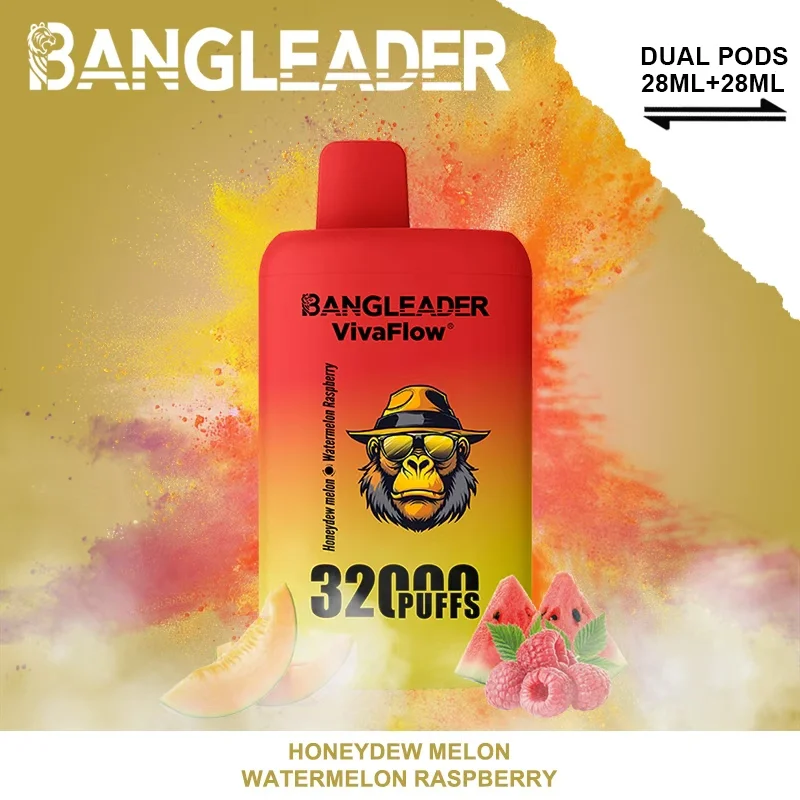 Bang Leader 32K Vape Dual Flavor 32000 Puffs Disposable Vape EU Warehouse Fast Shipping Honeydew Melon & Watermelon Raspberry Bang Leader 32K Vape Dual Flavor 32000 Puffs Disposable Vape EU Warehouse Fast Shipping Honeydew Melon & Watermelon Raspberry