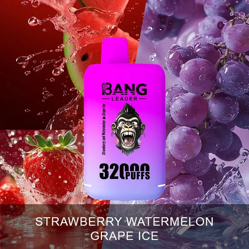 Bang Leader 32K Vape Dual Flavor 32000 Puffs Disposable Vape EU Warehouse Fast Shipping Strawberry Watermelon & Grape Ice Bang Leader 32K Vape Dual Flavor 32000 Puffs Disposable Vape EU Warehouse Fast Shipping Strawberry Watermelon & Grape Ice