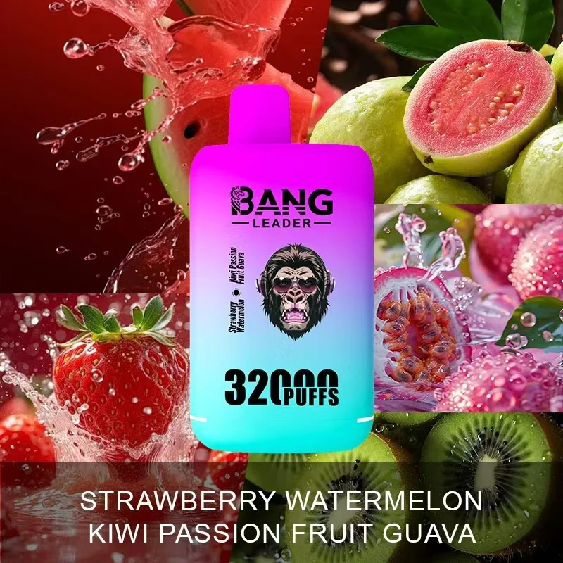 Bang Leader 32K Vape Dual Flavor 32000 Puffs Disposable Vape EU Warehouse Fast Shipping Strawberry Watermelon & Kiwi Passion Fruit Guava Bang Leader 32K Vape Dual Flavor 32000 Puffs Disposable Vape EU Warehouse Fast Shipping Strawberry Watermelon & Kiwi Passion Fruit Guava