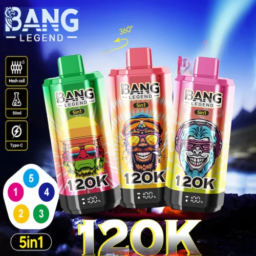Bang Legend 120K 5 in 1 120000 Puffs Vape Bang Legend 120K 5 in 1 120000 Puffs Vape